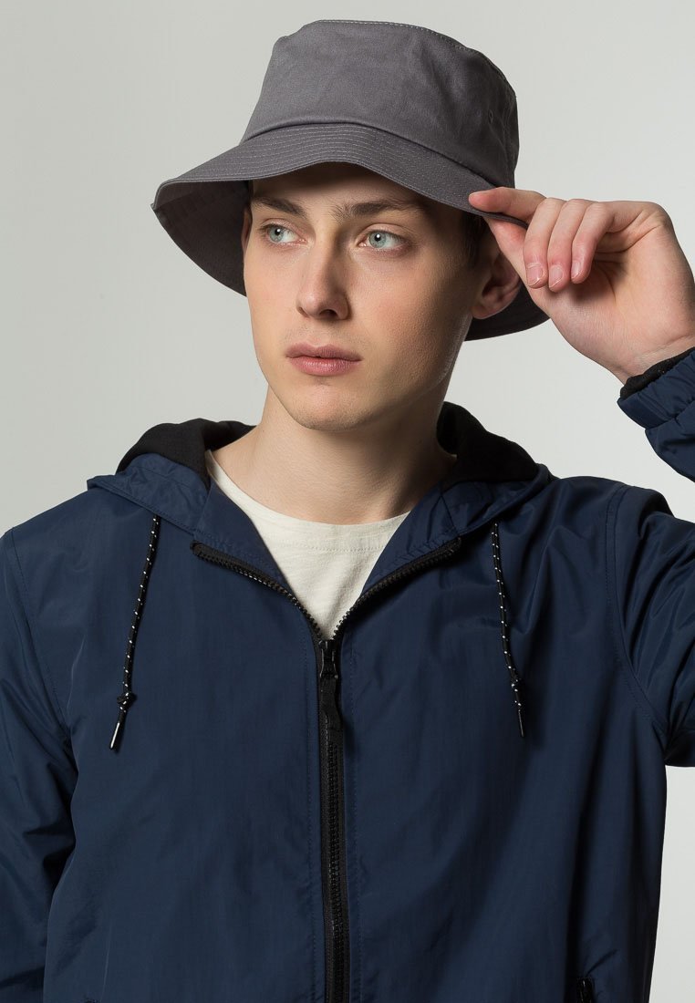 Flexfit twill bucket hat - grijs
