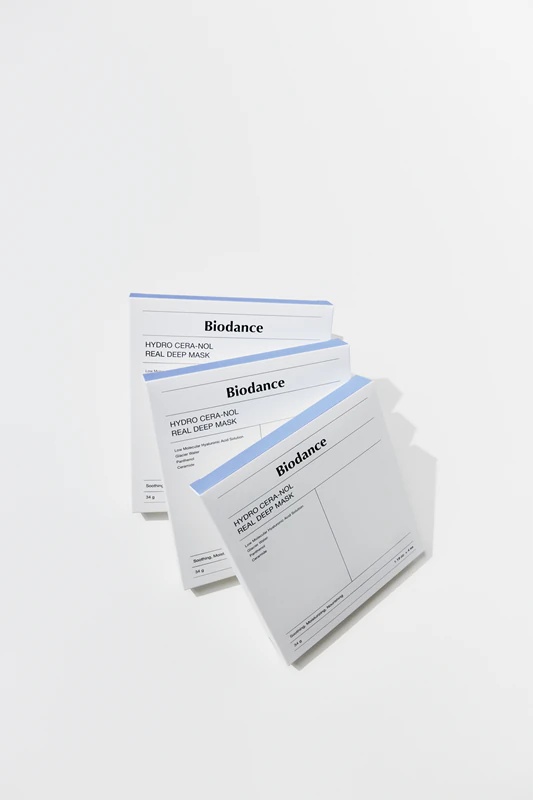 Biodance Hydro Cera-nol Real Deep Mask vlažilna maska za obraz s pomirjujočim učinkom