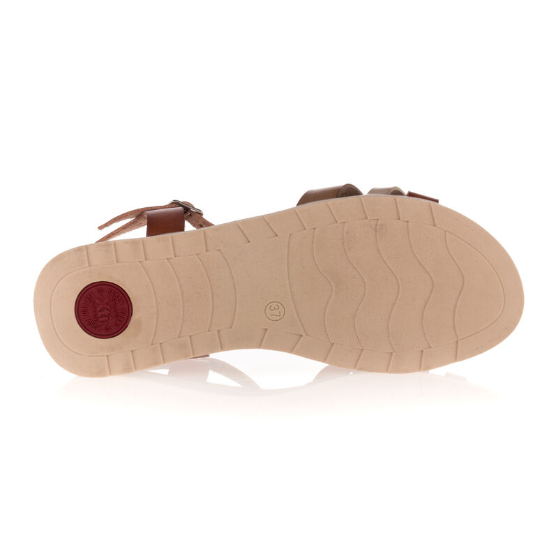 Bruine damessandalen / open teenschoenen