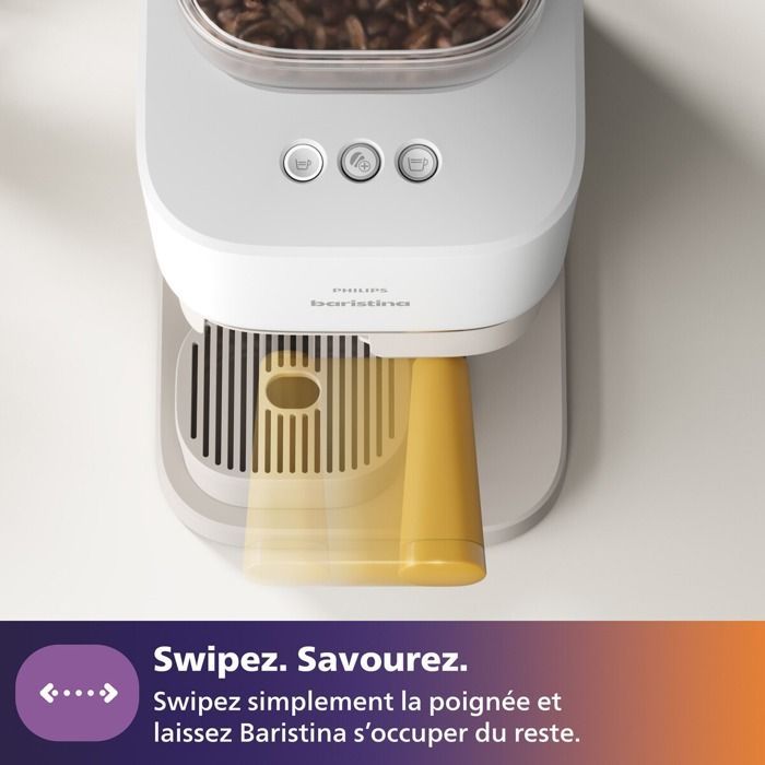 Philips Baristina BAR300/00 espressomachine met ingebouwde molen, 122,8 W, wit