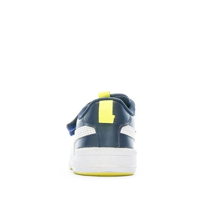 Puma Multiflex Boys' Navy/Yellow Sneakers