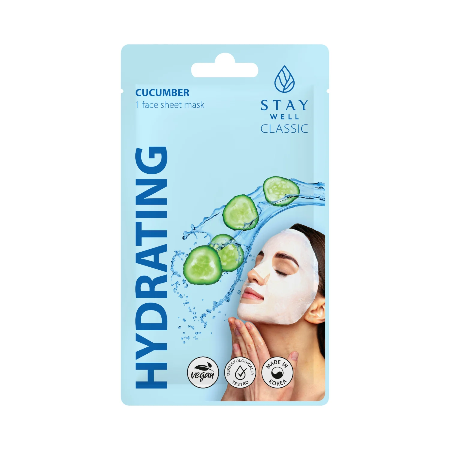 Mask Classic Sheet Mask - CUCUMBER Hydrating - Maschera Idratante viso