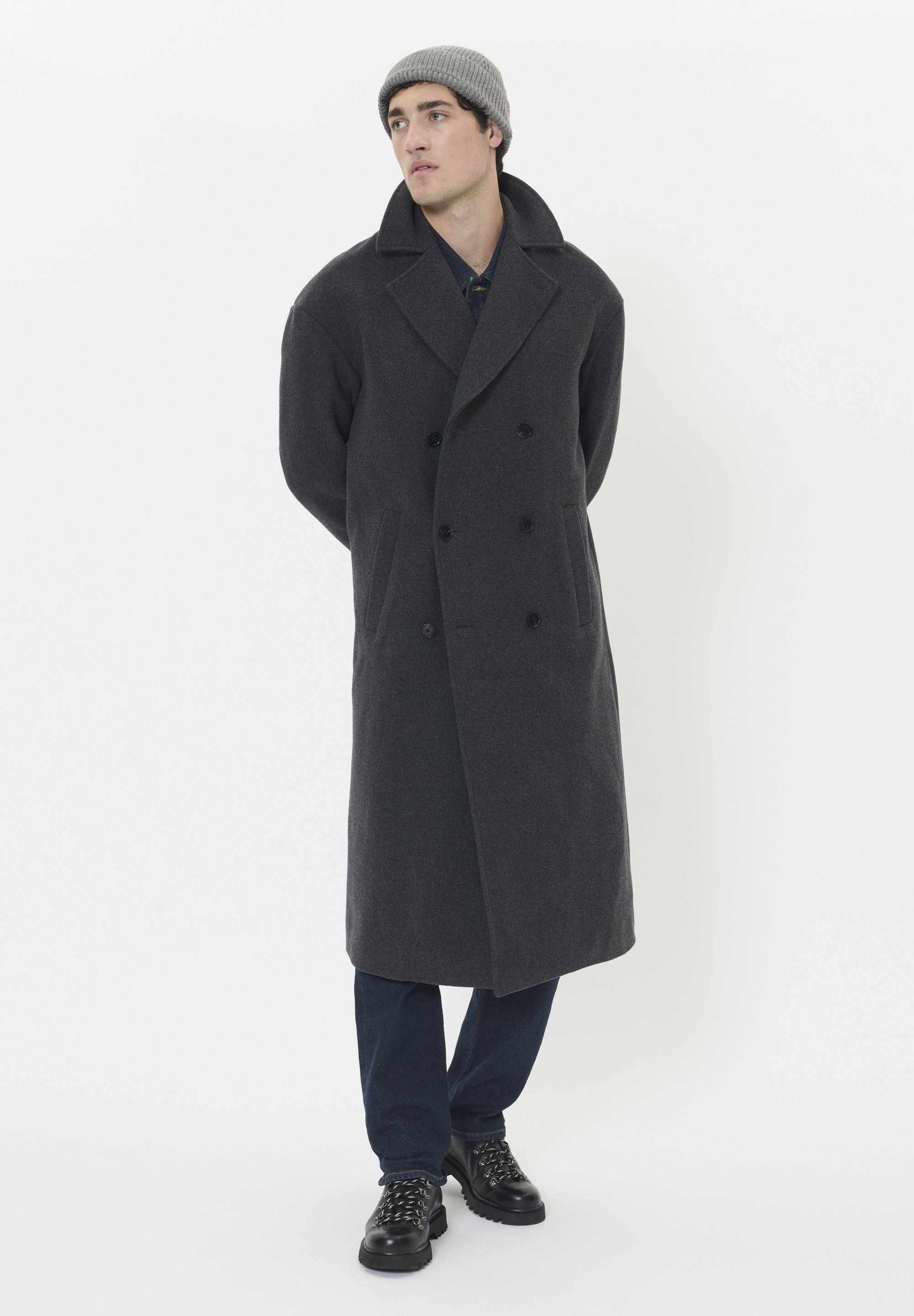 „Matinique Classic“ paltas – vidutinio pilkumo melanžas
