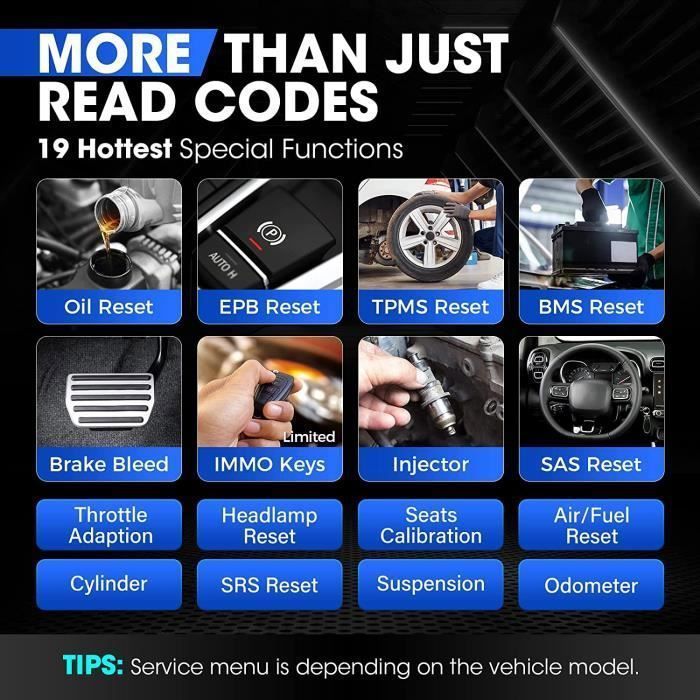 Autel AP200 OBD2 Bluetooth Car Diagnostic Tool with Full System Diagnostics