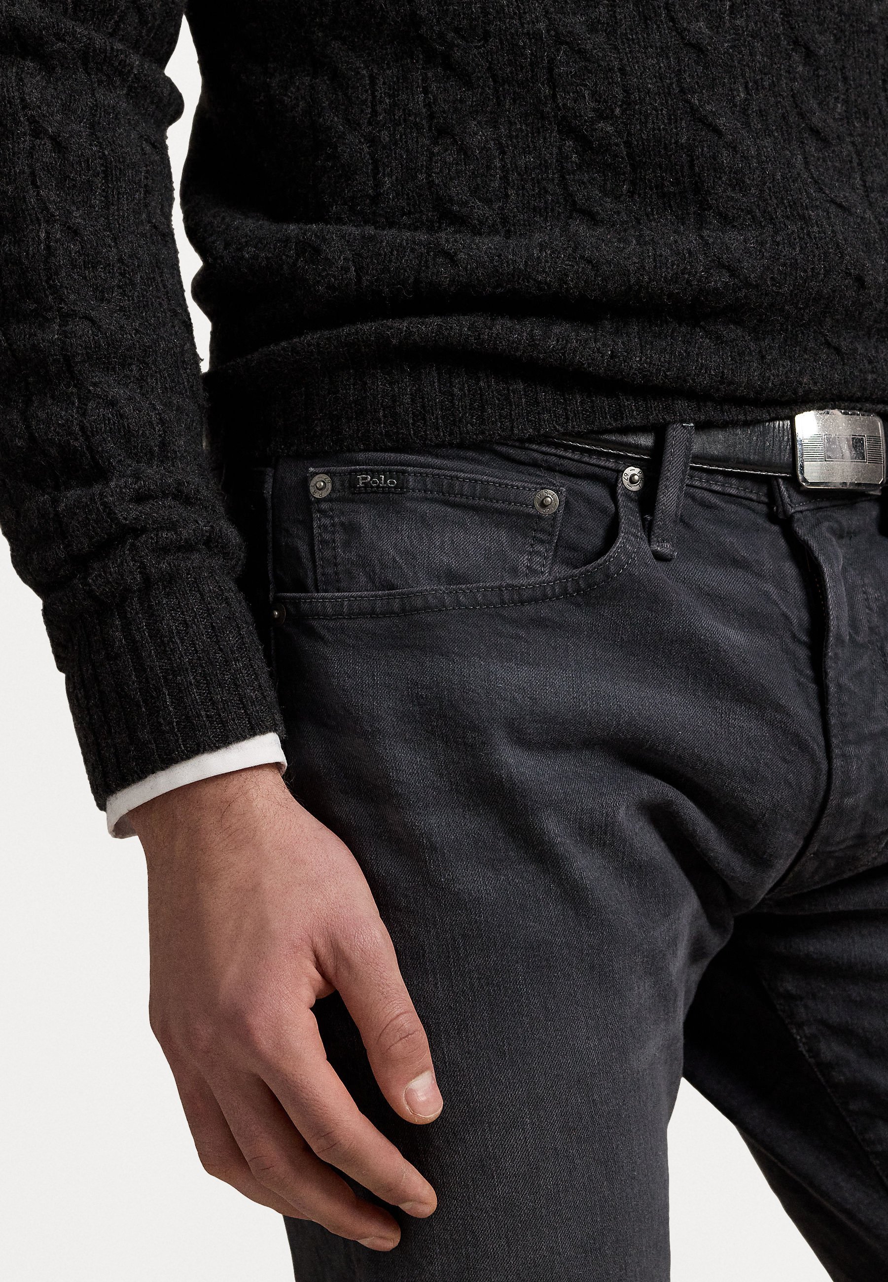 Polo Ralph Lauren SULLIVAN SLIM POLO PONY STRETCH JEAN  - Slim fit jeans - mechanic grey
