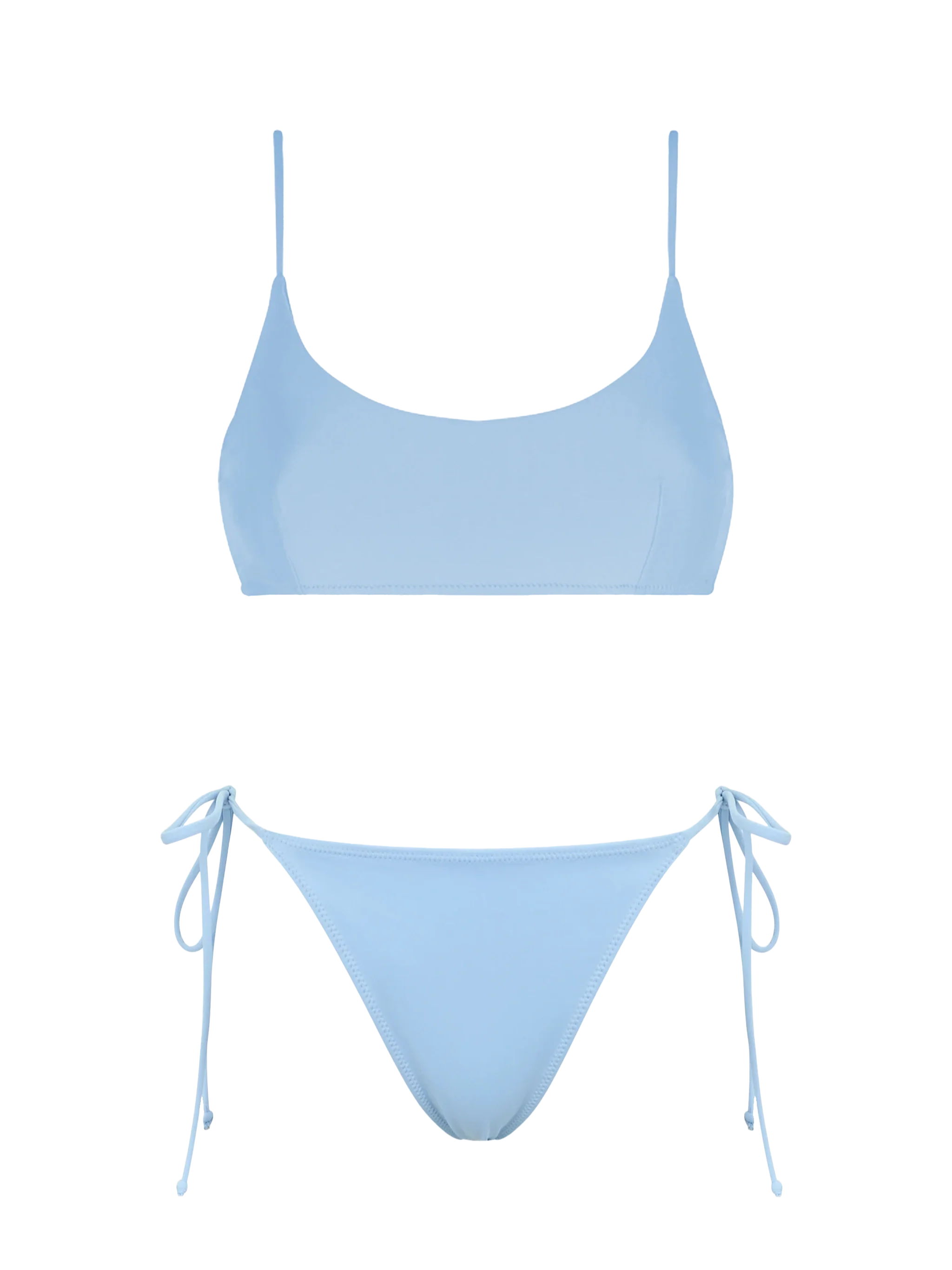 Judy Naomi dames bralette bikini in lichtblauw