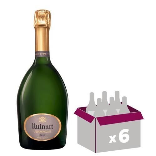 Champanhe R de Ruinart Brut - 75 cl x6