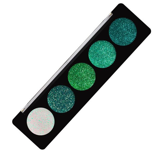 Profusion Cosmetics Glitter Gems Glitzerpalette Smaragd