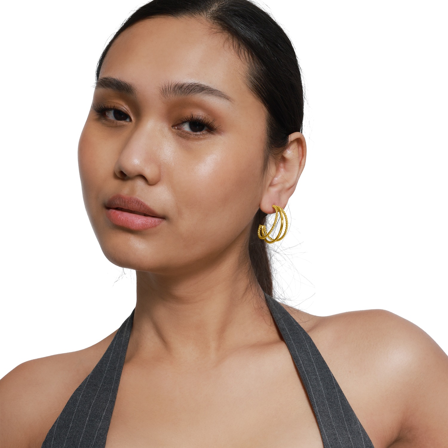 Heideman Boucles d'oreille Horus couleur or