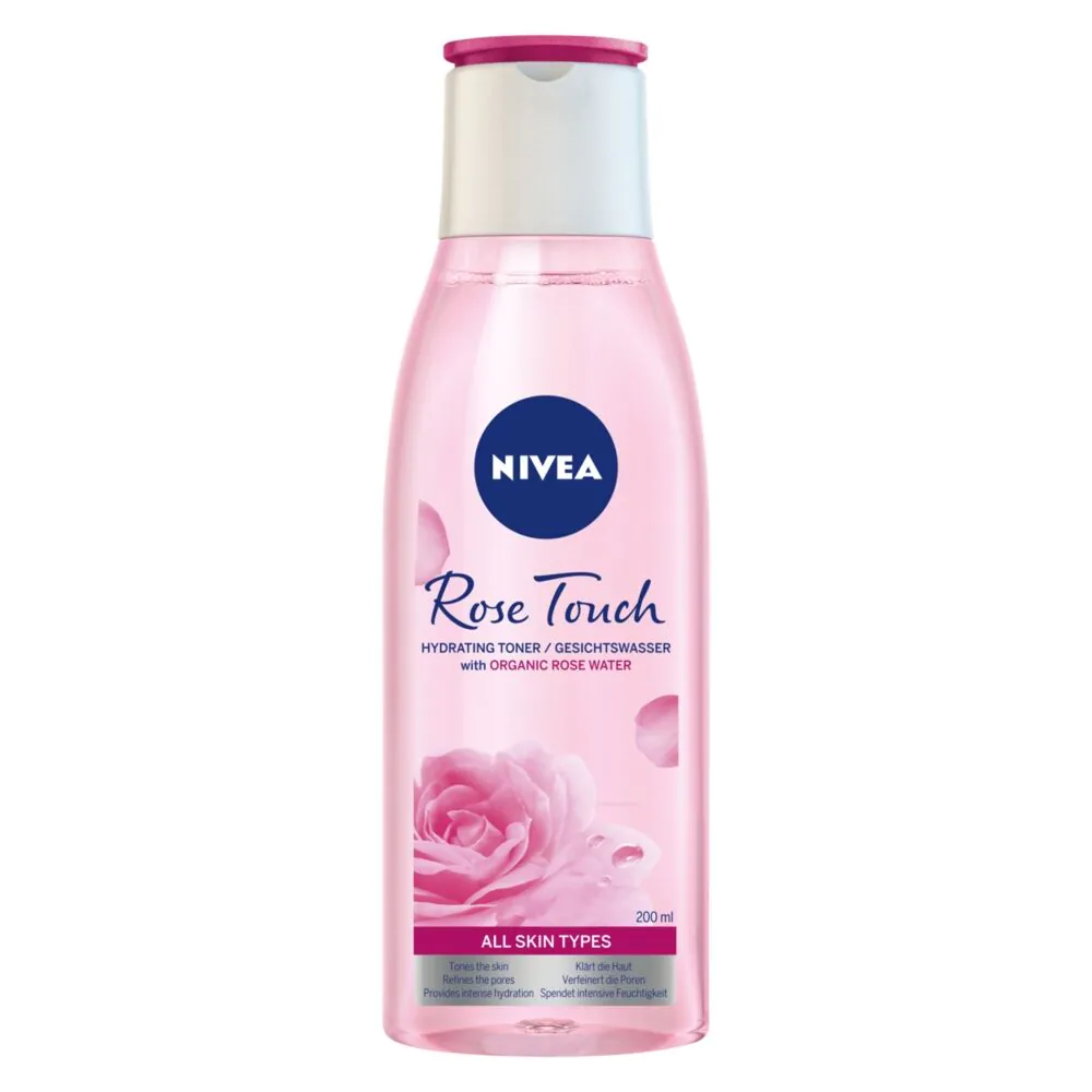 Nivea Rose Touch Tonik Nawilżający z Organiczną Wodą Różaną