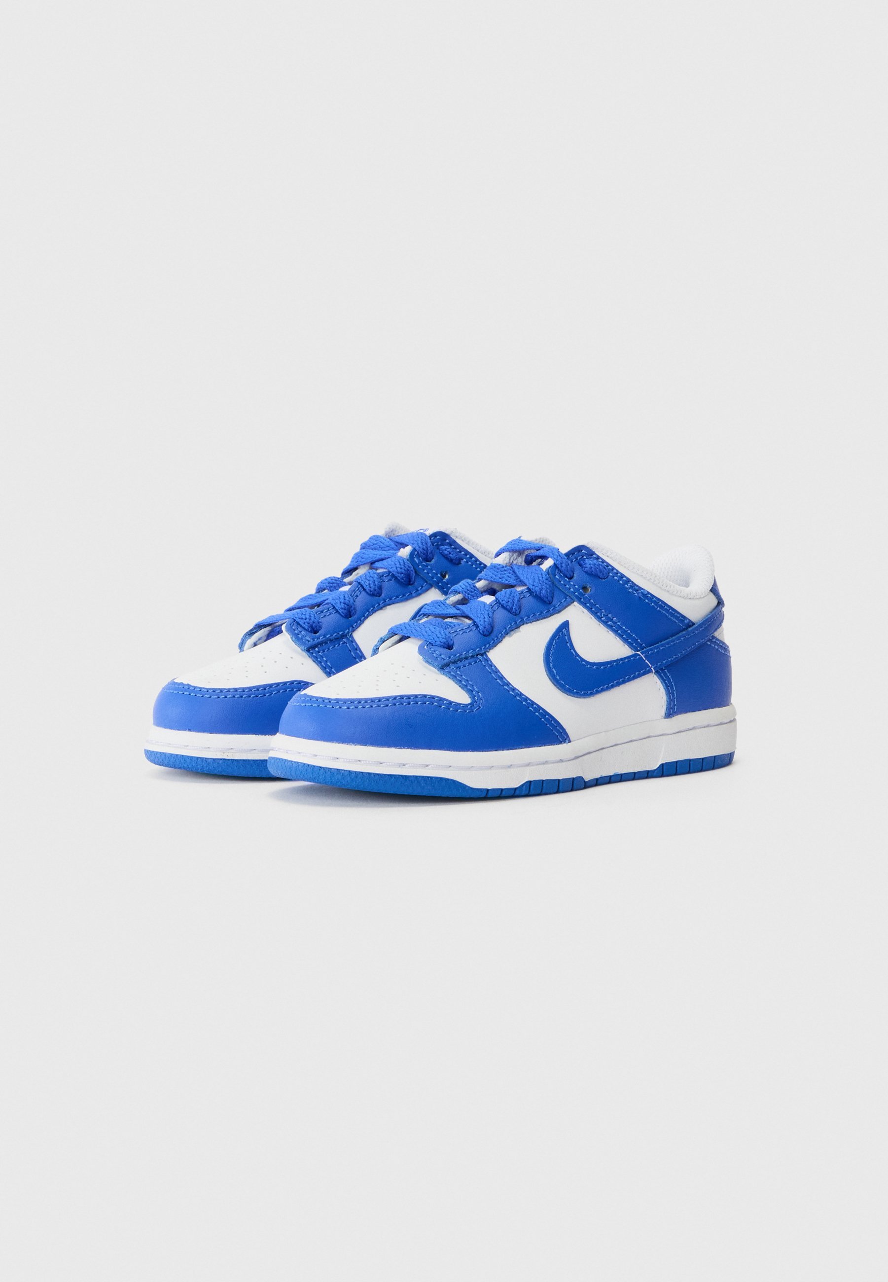 Nike Sportswear DUNK LOW UNISEX - Sneakers - wit/hyper royal-hyper royal