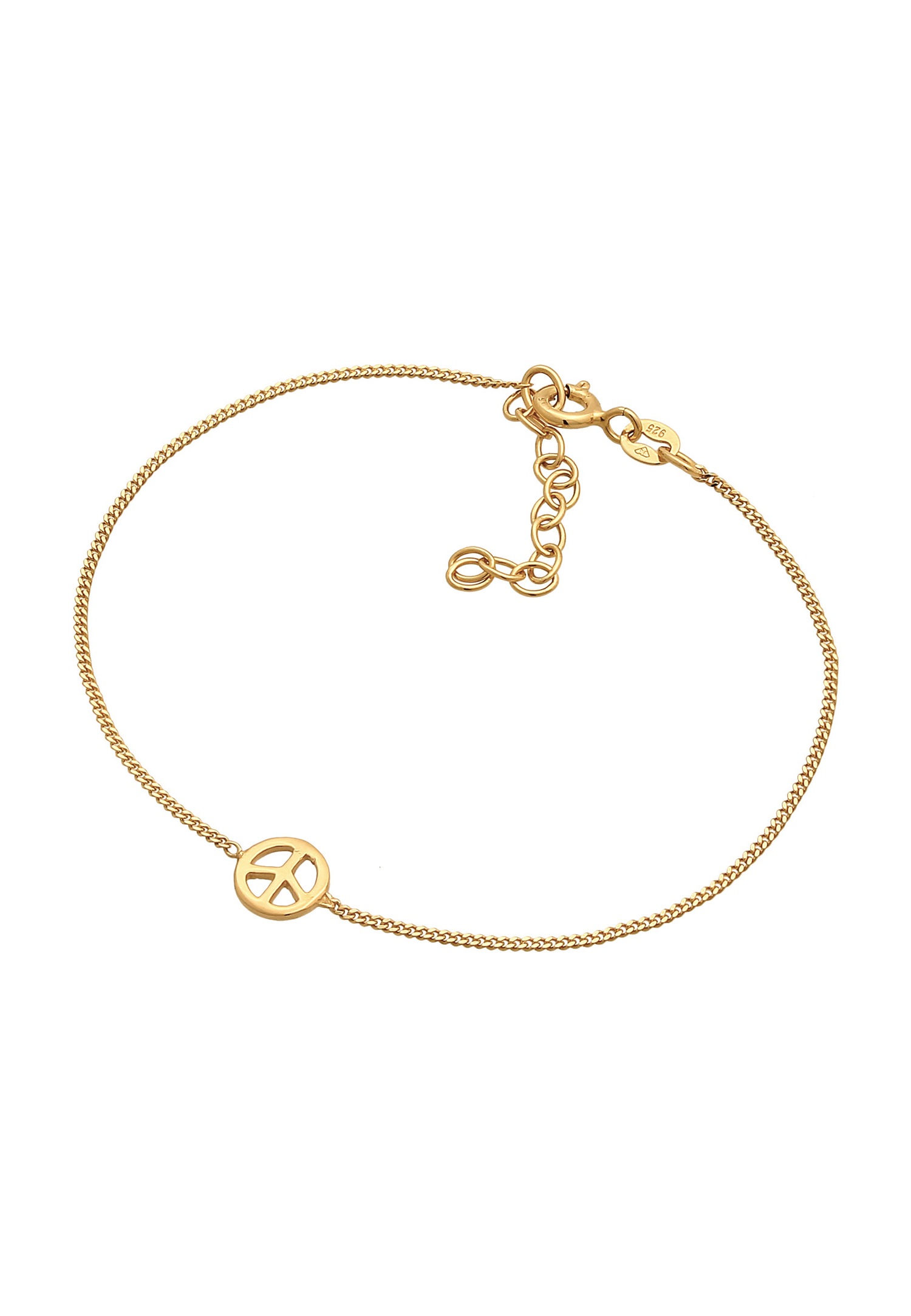 Elli Femmes Paix Boho filigrane en argent sterling 925