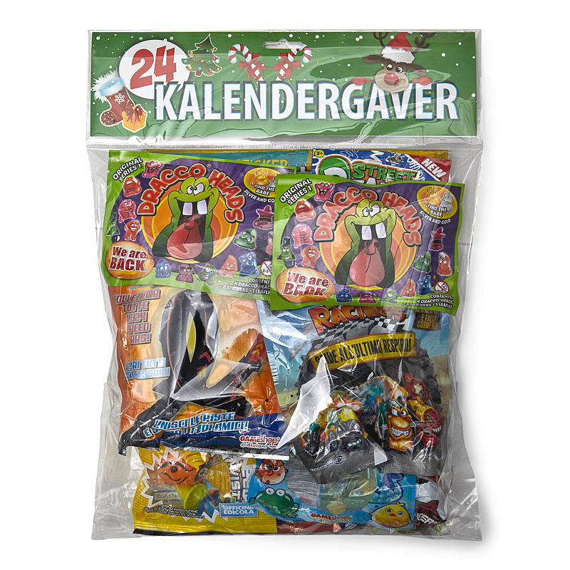 Kalendercadeaus 24 stuks groen