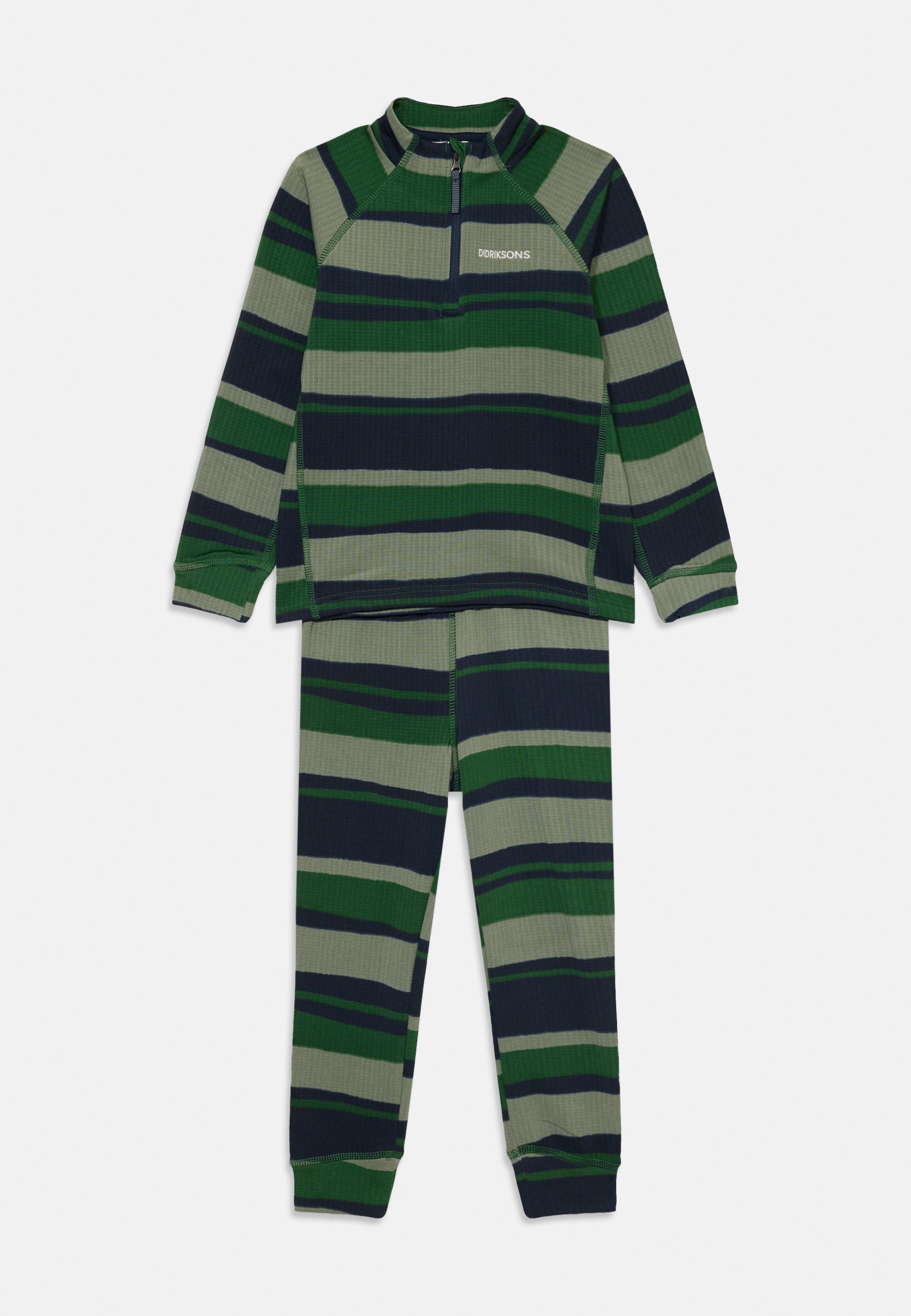Didriksons JADIS KIDS UNISEX SET - Topper langermet - trails green