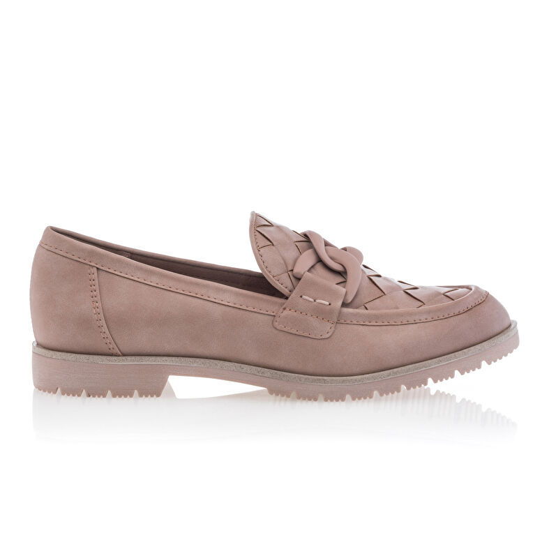 Rosa Damen-Loafer/Bootsschuhe
