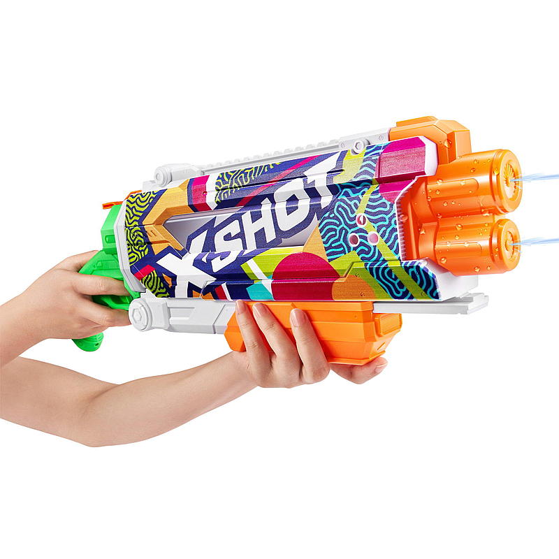X-Shot vattenpistol med pumpfunktion och snabbpåfyllning