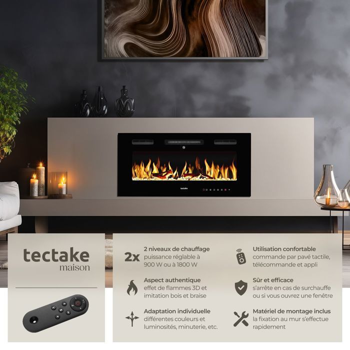 Elektrischer Designer-Wandkamin