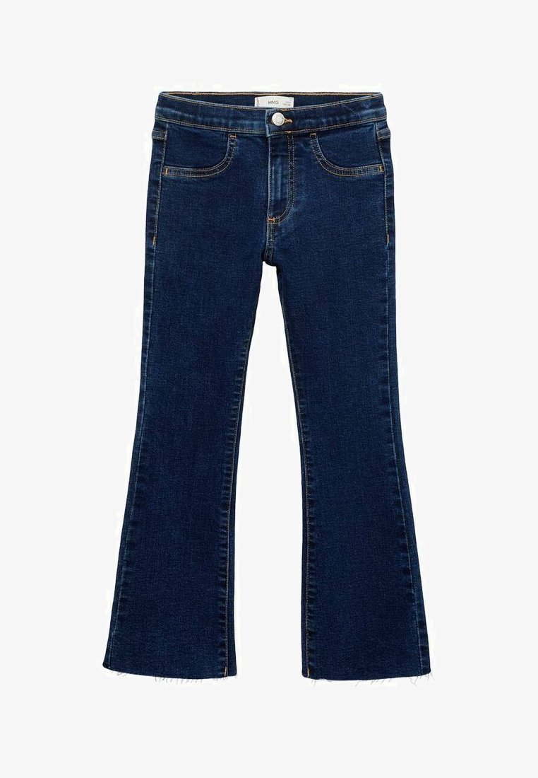 Spodnie jeansowe Mango Kids Flared - ciemnoniebieskie