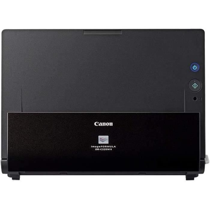 Scanner de documentos duplex CANON imageFORMULA DR-C225 II WiFi - Preto - 25 ppm - 600 dpi x 600 dpi