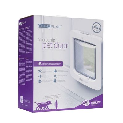 SureFlap-mikrosirulla varustettu lemmikkiovi