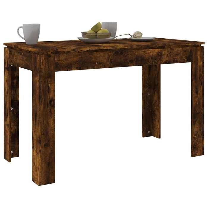 vidaXL Table à dîner Chêne fumé 120x60x76 cm Bois d'ingénierie 815387