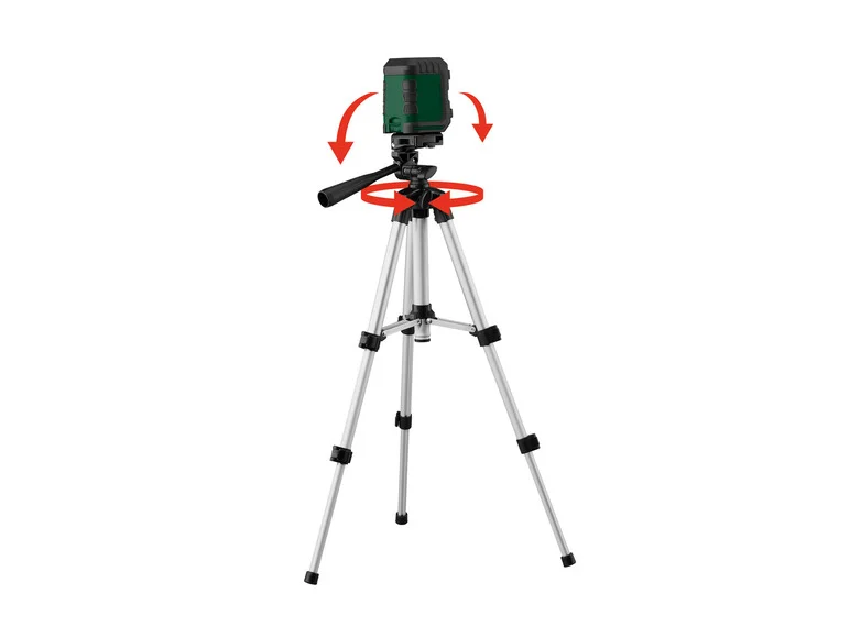 Nivelă laser PARKSIDE® în cruce cu trepied PKLL 10 B4