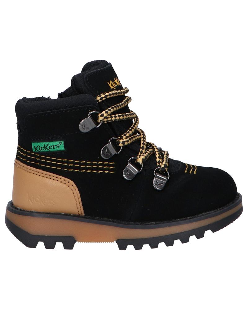  Kickers 878760-10 Kicknature Cuir Wildleder-Ankle-Boots