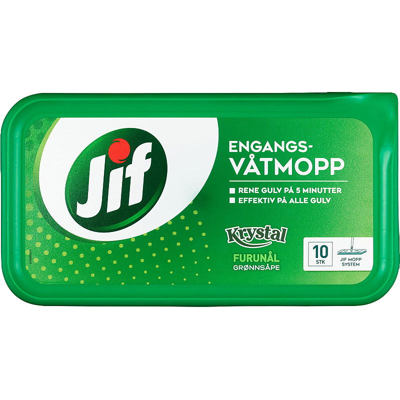 Jif Engångsmopp 10-pack Jif Kristallbarr