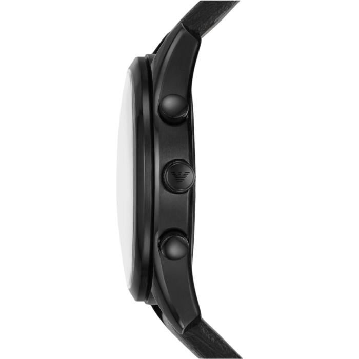 Montre Emporio Armani Hommes AR11583 - Noir Cuir - 40mm - 5 bar - Quartz - Analogique
