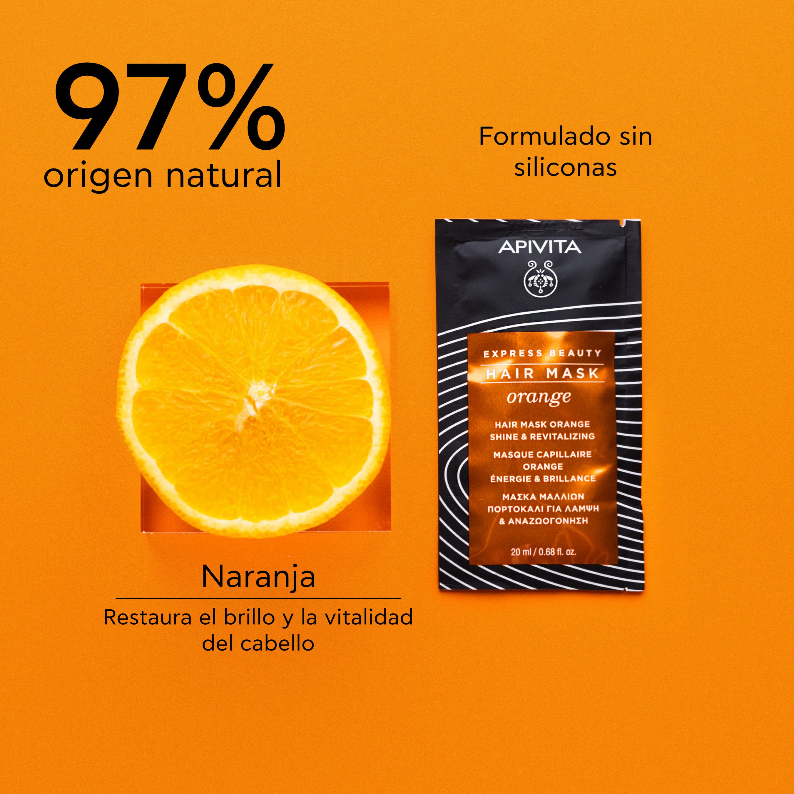 Express Beauty maska za lice od narandže za posvjetljivanje i vitalnost Maske za kosu