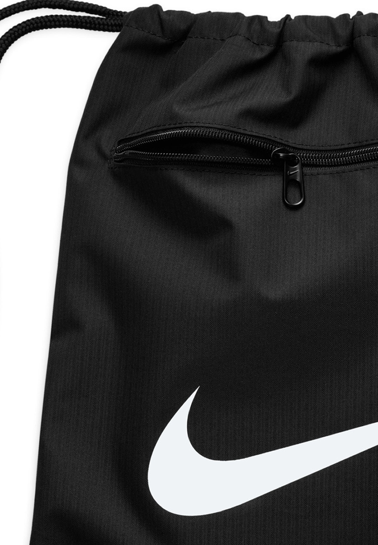 Nike Performance UNISEX - Torba sportowa ze ściągaczem - czarny/czarny/biały