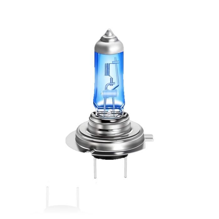 Bombilla para coche H7 6000K, blanca, efecto xenón, halógena, 55W, SUPER BLANCA, estándar francés, FIREROAD®