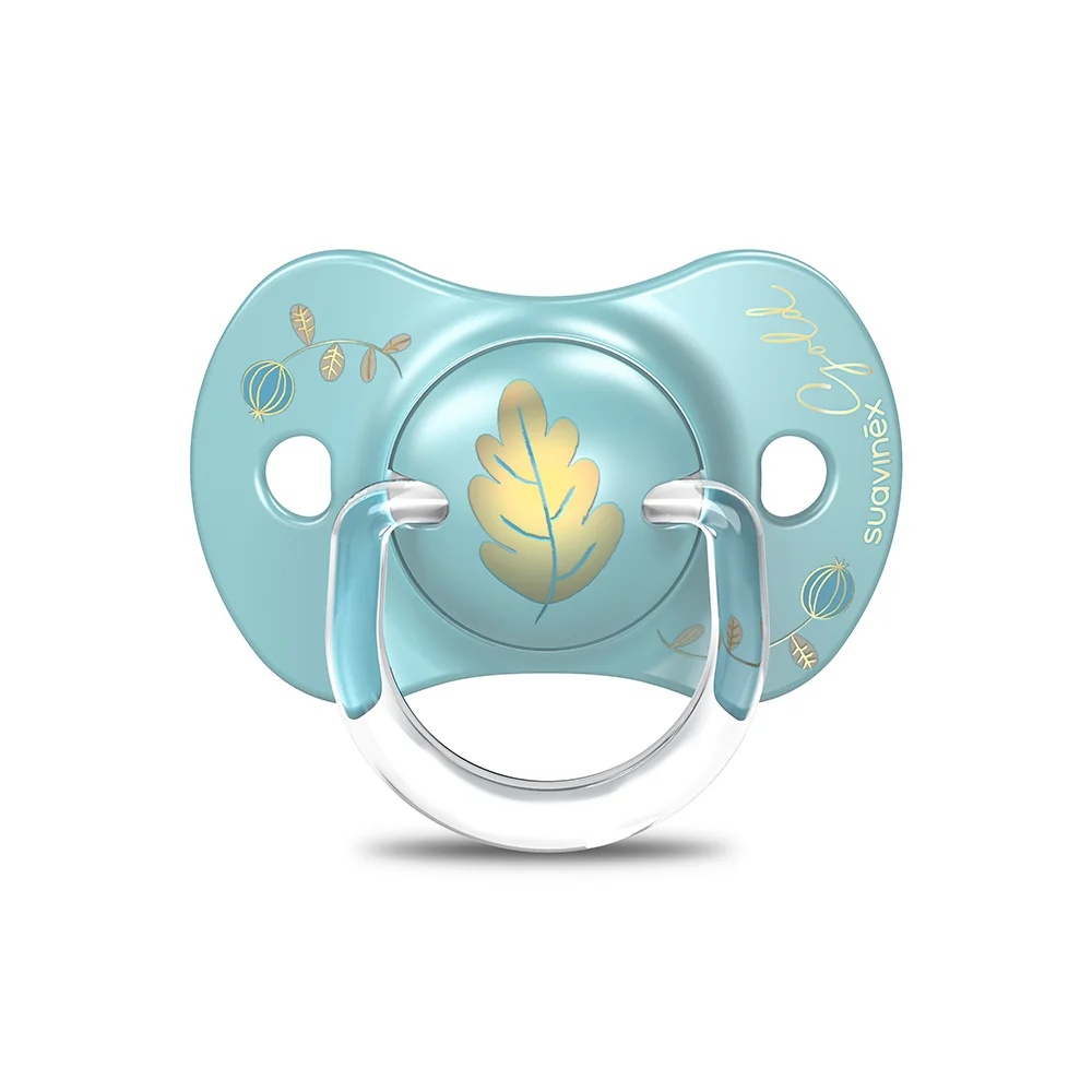 Suavinex Suavinex Gold en silicone bleu, 6-18 mois
