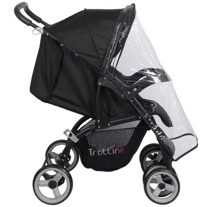 Poussette + siège auto bébé TROTTINE TS Cassiope2 NoirEtoile