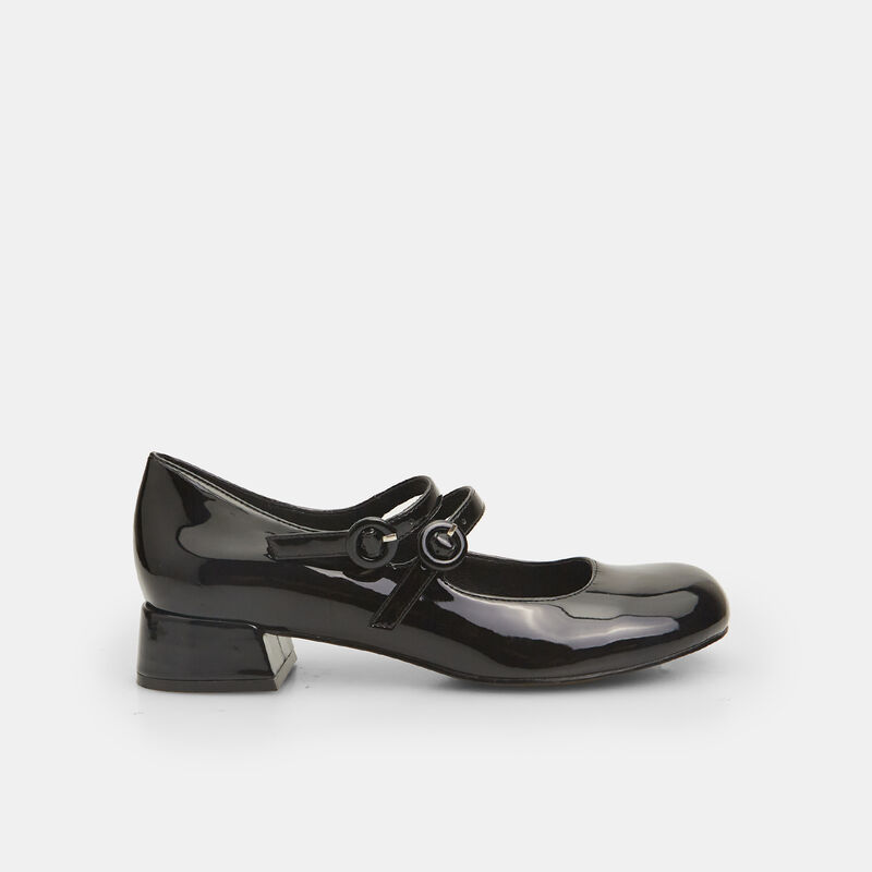 Damskie buty typu Mary Jane na obcasie 3,5 cm