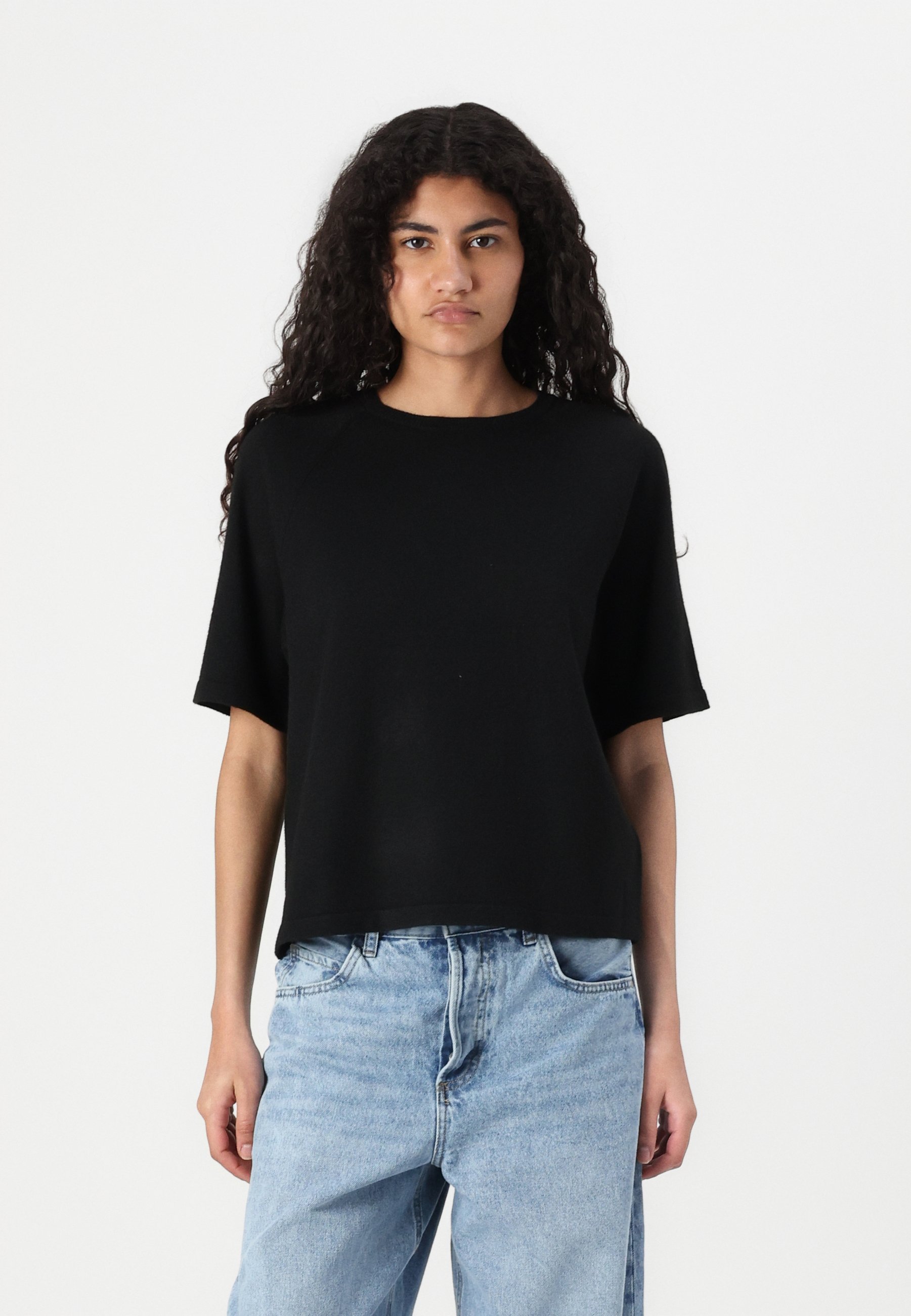 PIECES PCBREE O NECK - Svetr - black