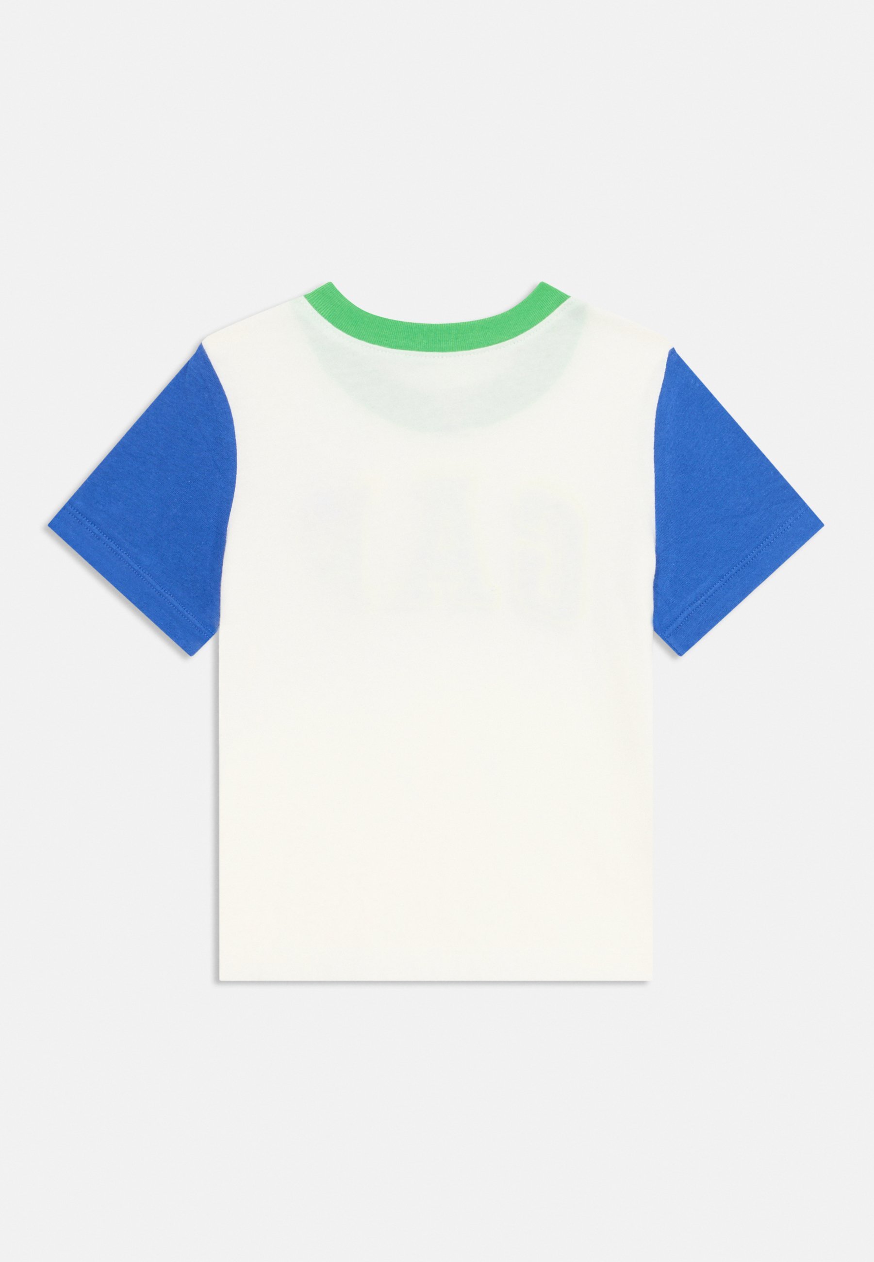 GAP BABYGAP LOGO COLORBLOCK T-SHIRT - T-shirt met print - nieuw gebroken wit