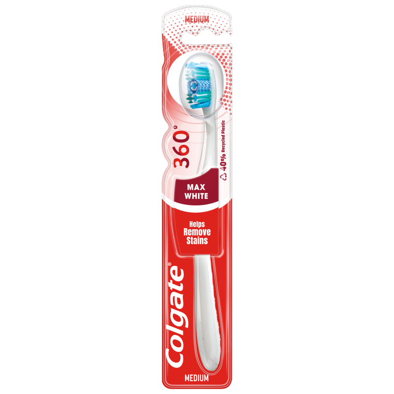 Brosse à dents Colgate 360° Max White One (1 pièce)