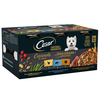 Cesar Natürliche Güte mit Vollkorn und Superfoods