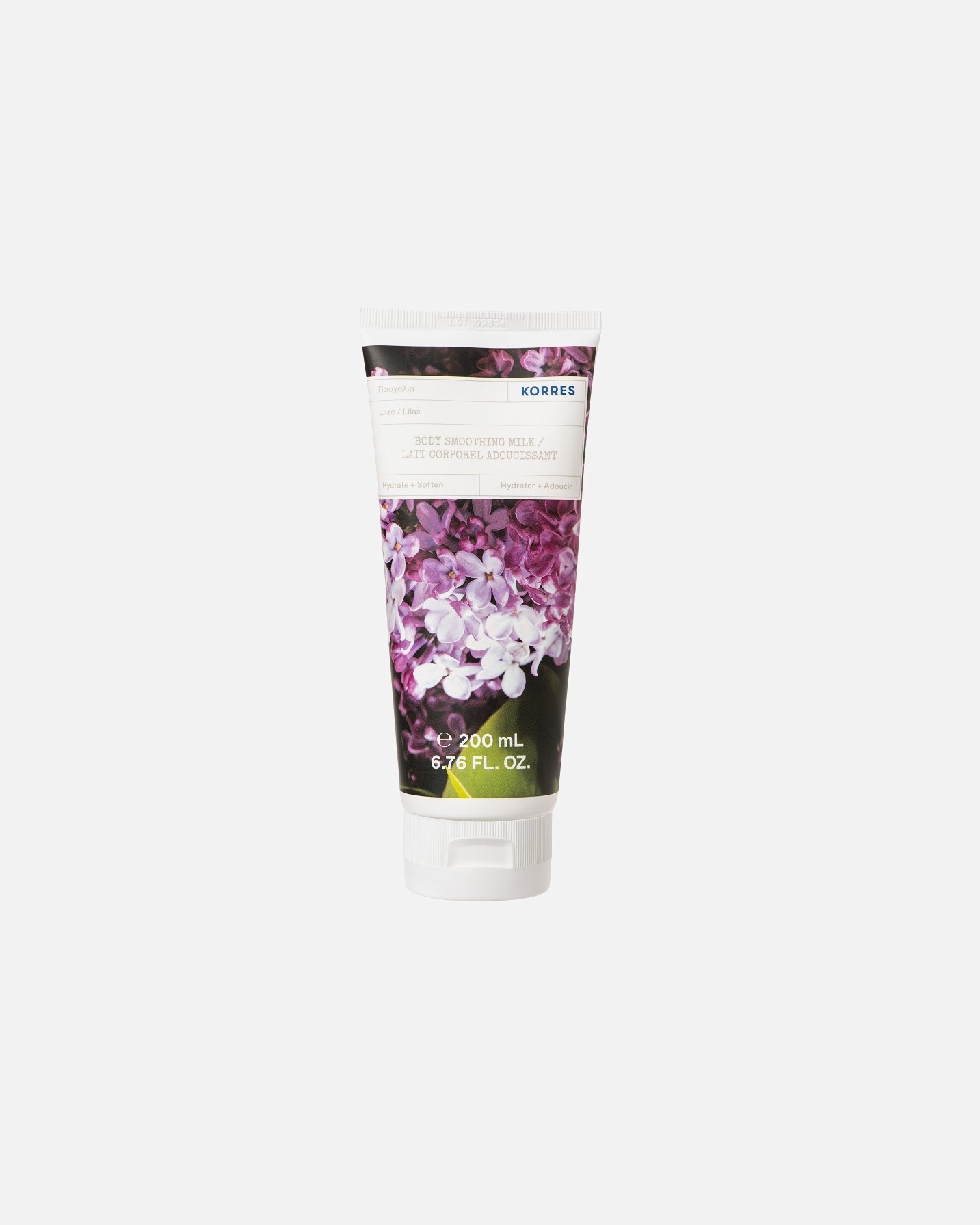 KORRES losjon za telo z vonjem lila - 200 ml