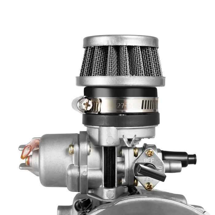Kit de motor - Mini motor de 49 cc y 2 tiempos para minimoto, minimoto de cross, ATV, scooter - Motor de gasolina monocilíndrico refrigerado por aire