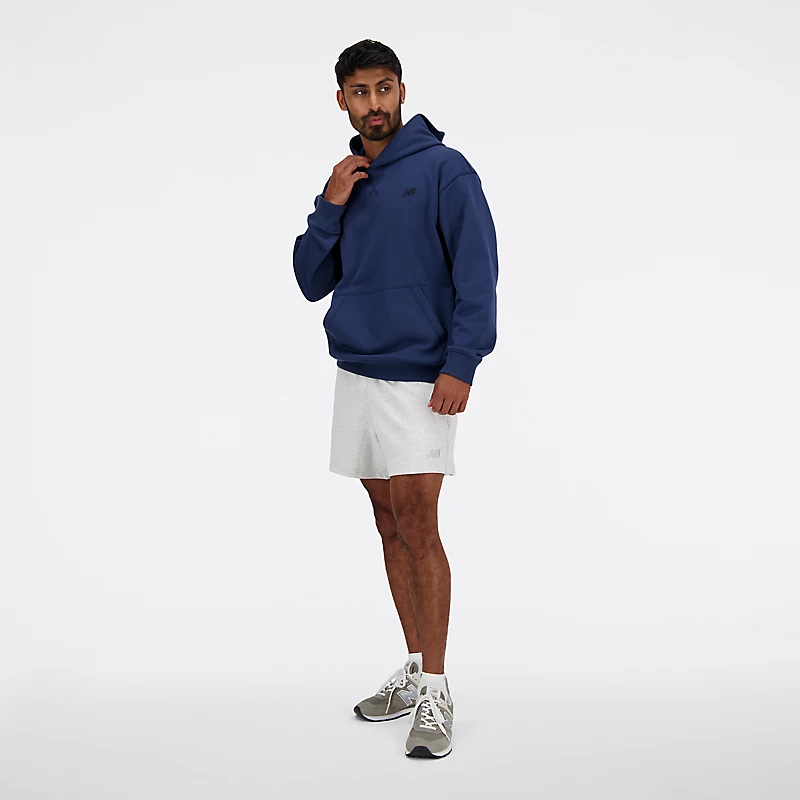 Herren-Leichtathletik-Hoodie aus French Terry – NB NAVY