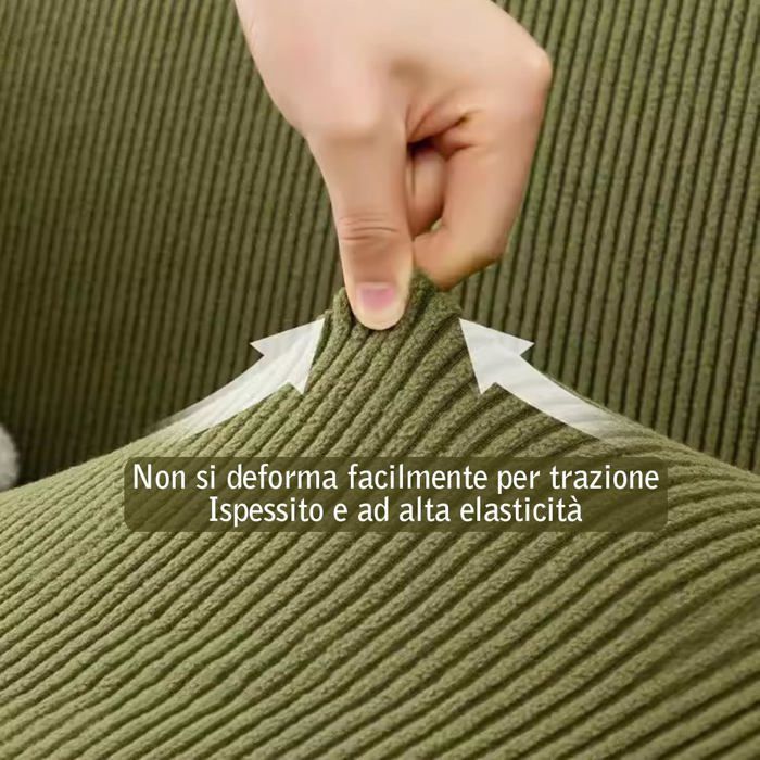 Funda elástica de sofá jacquard - MHY® - 190-230 cm - Gris claro - Resistente a los arañazos - Impermeable