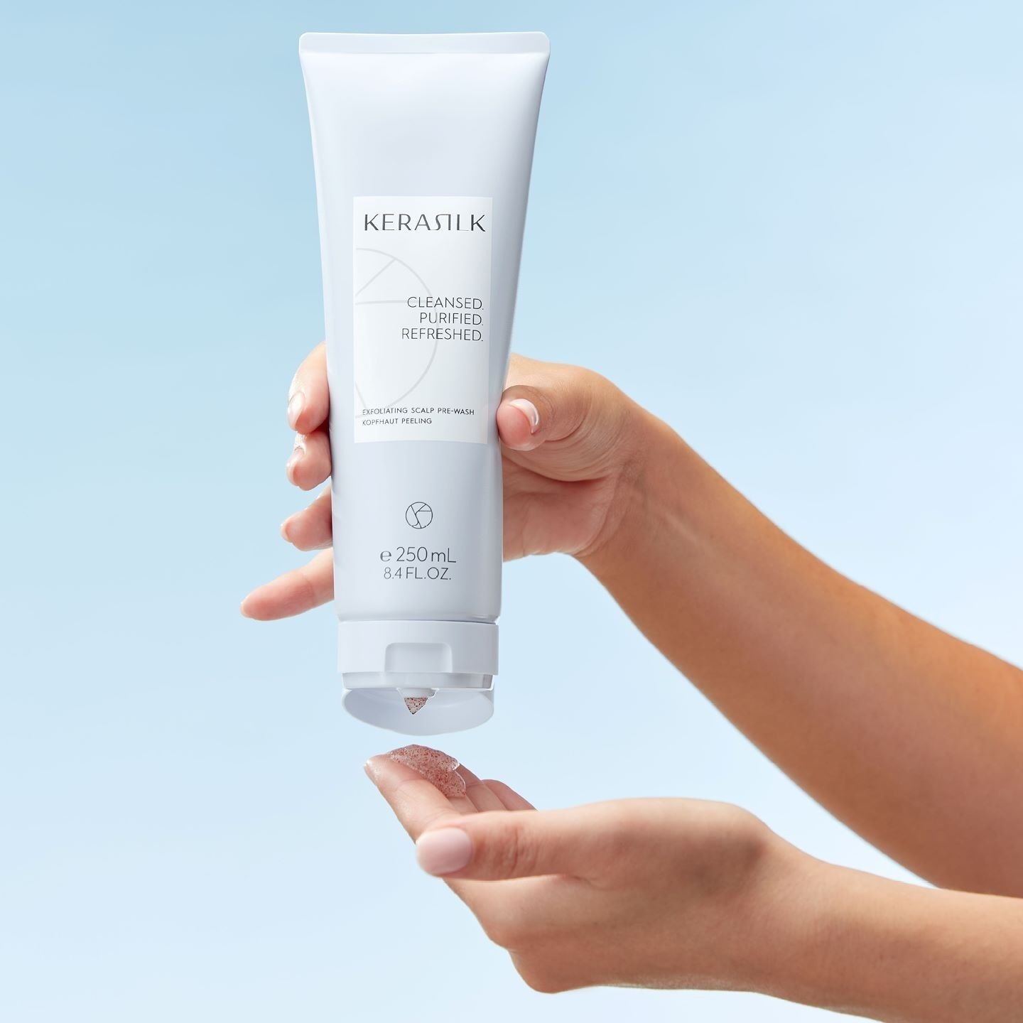 KERASILK galvas ādas kopšanas pīlinga līdzeklis pirms mazgāšanas - 250 ml