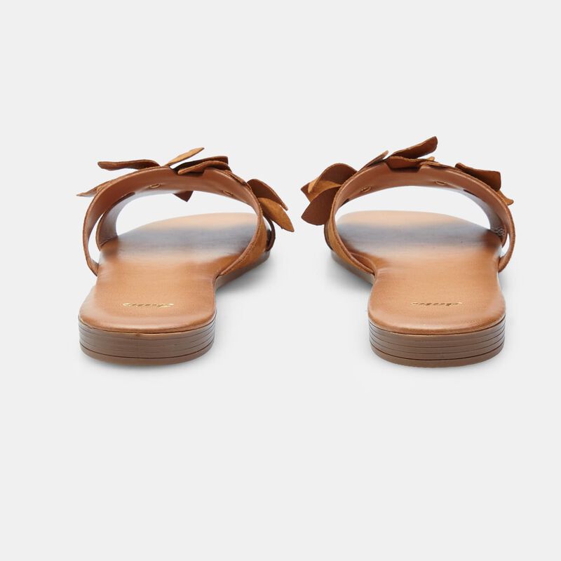 BATA damesslipper met bloemversiering