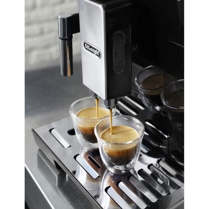Cafetera con molinillo - DELONGHI - ECAM 44.660.B - 1450 W - 400 g de granos - Negra