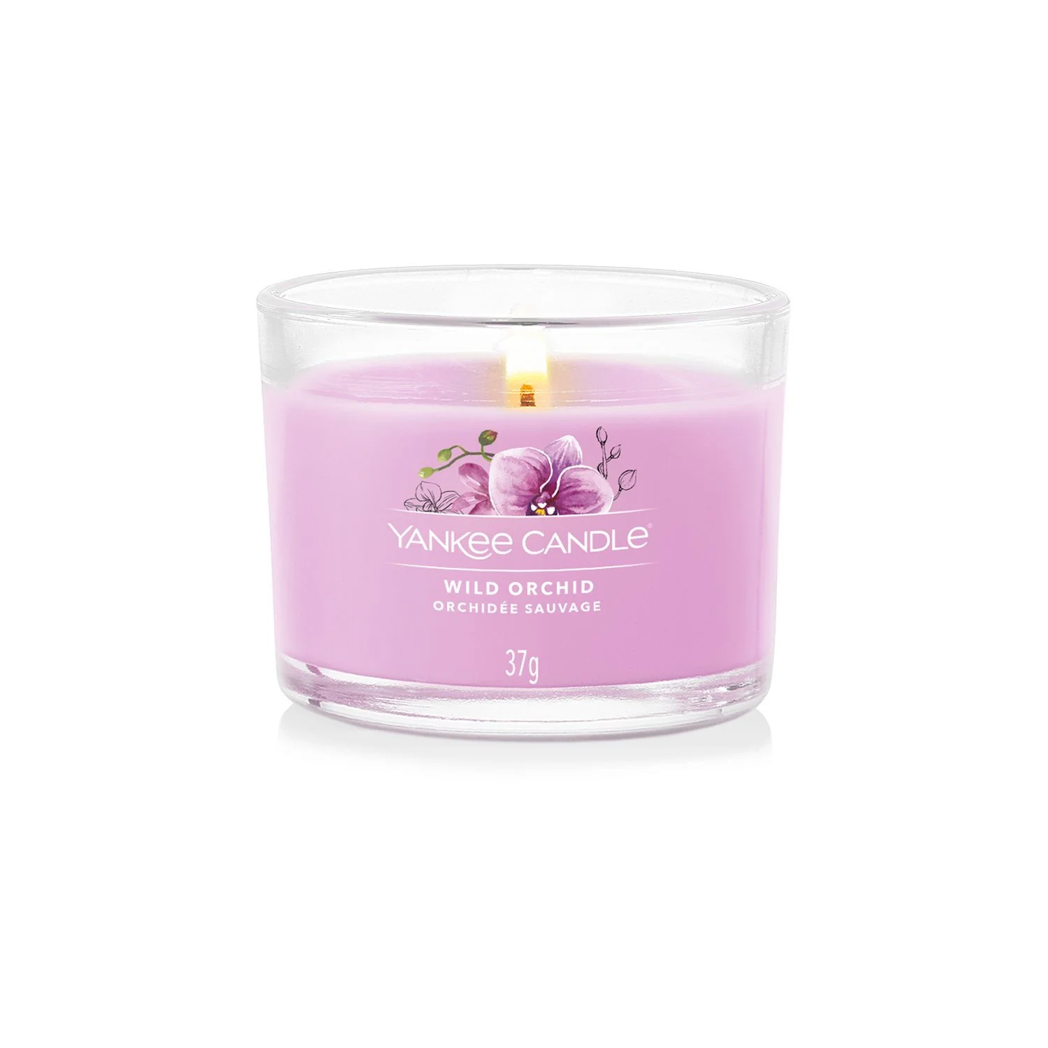 Filled Votive Candles Wild Orchid - Candela Profumata