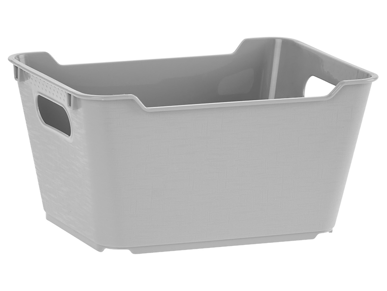Koszyk do przechowywania Lotta 1,8 l szary