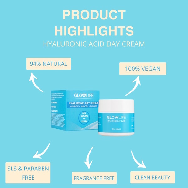 Glowlife Hyaluronsäure-Tagescreme 50 ml