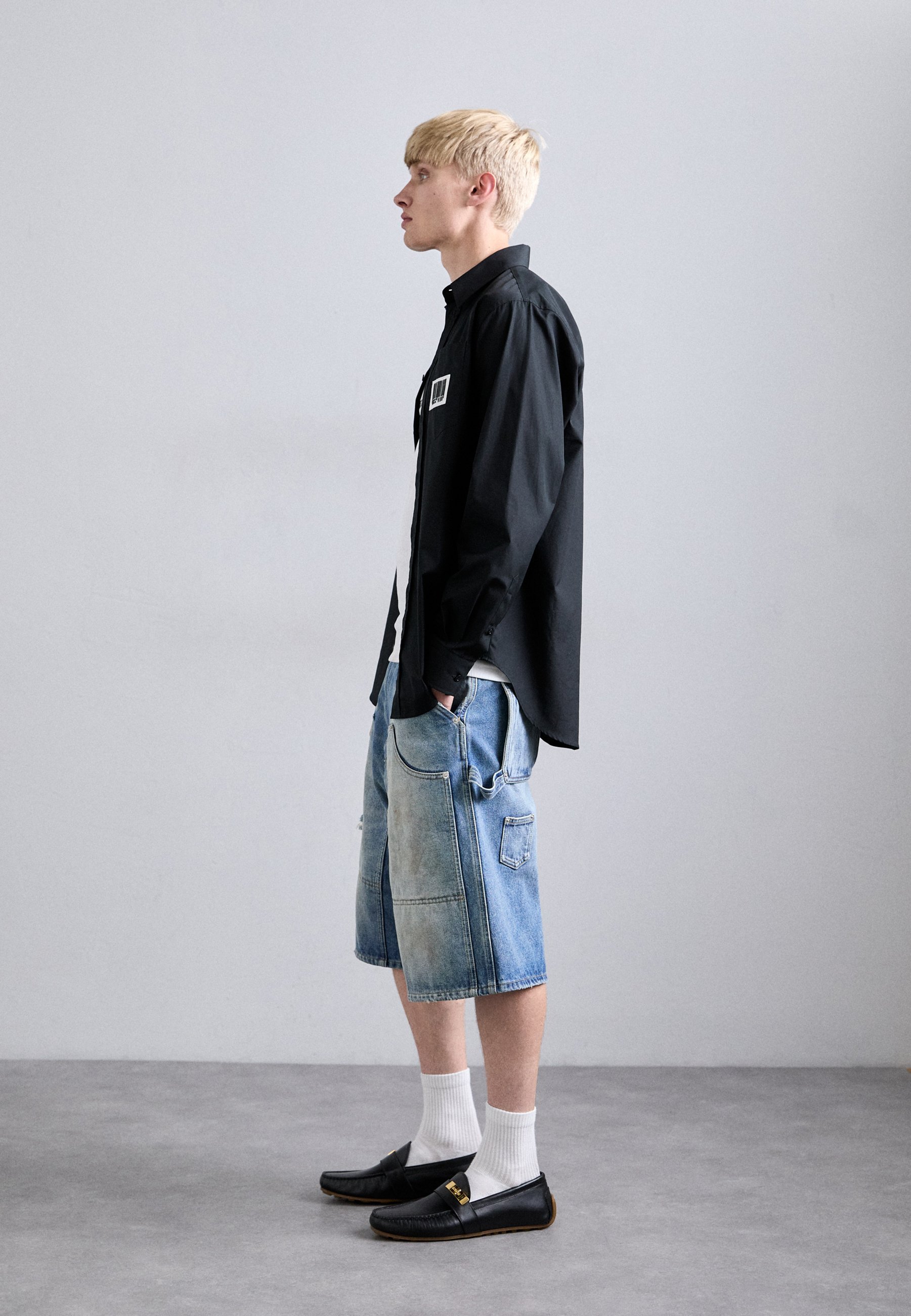 MOSCHINO Mokasyny - nero
